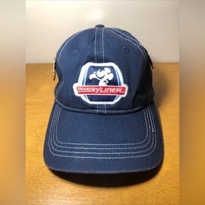 Disney Parks World Disney Skyliner Navy Blue Baseball Hat 2019 W/ 3 Trading Pins